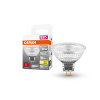 OSRAM SPOT MR16 GL 20 LED-lampada riflettore, 2,6W, 200lm, GU5.3, bianco caldo