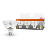 Lampada LED OSRAM SPOT MR16 GL50 con anta rigata, 6.5W, 630lm