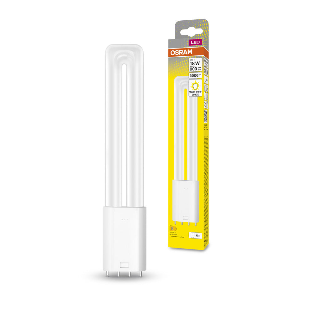 OSRAM DULUX LED L HF & AC MAINS LED Lampada 8W 830 2G11, 900 lm, 3000 K, Bianco caldo
