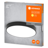 LEDVANCE ORBIS Slim Moia ceiling light, black, 36W, 4500lm