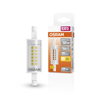 OSRAM LED Lampada LED SLIM LINE R7S 7W 827 Chiara R7s, 806 lm, 2700 K, Bianco caldo