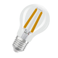 OSRAM Lampada LED ad alta efficienza Classic A60, 3,8 W, trasparente, E27