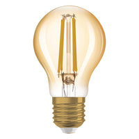 OSRAM VINTAGE 1906® LED Lampada LED CLASSIC A 6.5W 824 Oro E27, 650 lm, 2400 K, Luce Comfort Calda