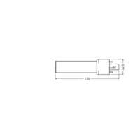 Lampada LED OSRAM DULUX S7 EM, 3,5W, 400lm, 4000K