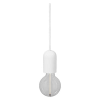 LEDVANCE Vintage 1906® pendant light ROUND PLASTER E27,white