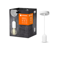 LEDVANCE Vintage 1906® Lampada a sospensione ROTONDA IN GESSO E27, bianca