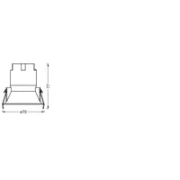 Downlight LEDVANCE SPOT TWIST 70, nero, 5W, 400lm, 840 WT