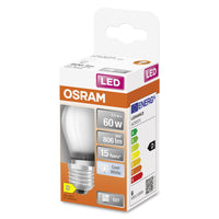 Lampada OSRAM LED Star Classic, Miniball, 5,5 W, satinata, E27