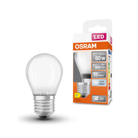 Lampada OSRAM LED Star Classic, Miniball, 5,5 W, satinata, E27