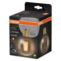 OSRAM Vintage 1906 Globe 95 55 LED Lampe Filament DIM 6.5W 824 Gold E27