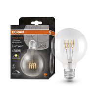 OSRAM Vintage 1906® Lampadina Classic Globe95, dimmerabile, bianco caldo, 4,8W, 470lm