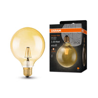 OSRAM Vintage 1906® Lampadina Classica Globo125, 4W, 410lm, E27, Bianco Caldo