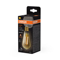 OSRAM VINTAGE 1906® Lampada LED LED CLASSIC EDISON DIM 7.2W 824 Oro E27, 806 lm, 2400 K, Comfort bianco caldo