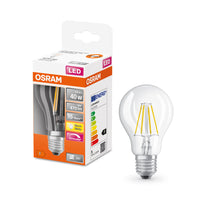 OSRAM LED Lampada LED Retrofit CLASSIC A DIM 4.8W 827 Chiara E27, 470 lm, 2700 K, Warmweiß