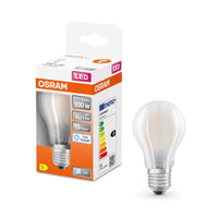 OSRAM LED Lampada LED Retrofit CLASSIC A 11W 865 Satinata E27, 1521 lm, 6500 K, Luce diurna fredda