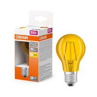 OSRAM LED Lampe LED STAR DÉCOR CLASSIC A 2.5W 622 Yellow E27, 235 lm, 2200 K, Gelb