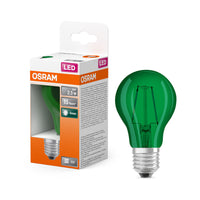 OSRAM LED Lampada LED STAR DÉCOR CLASSIC A 2.5W 175 Verde E27, 45 lm, 7500 K, Verde