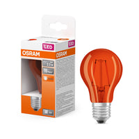 OSRAM LED Lampada LED STAR DÉCOR CLASSIC A 2.5W 515 Arancione E27, 160 lm, 1500 K, Arancione