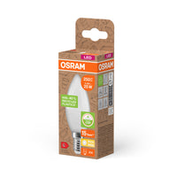 OSRAM LED Star Classic B 25 Lampade Recycled Plastic 3,3W Bianco Caldo Frosted E14