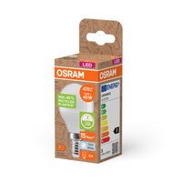 OSRAM LED Star Classic P 40 Lampada Recycled Plastic 4,9W Bianco freddo Frosted E14