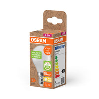 OSRAM LED Star Classic P 40 Lampada Recycled Plastic 4,9W Bianco Caldo Frosted E14