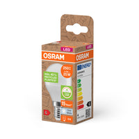 OSRAM LED Star Classic P 25 Lampade Recycled Plastic 3,3W Bianco freddo Frosted E14