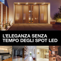 OSRAM LED SPOT ARGENTO SPAZZOLATO GU10 2.6W, 230 lm, 2700 K, Bianco caldo