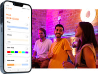 OSRAM Matter SMART+ LED Lampada CLASSIC A, RGB, vetro a filamento, 4,8W, 470lm, E27