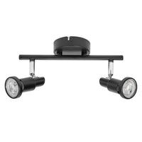 SPOT LED LEDVANCE GU10 2 x 3,4W, 460lm, nero