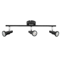 OSRAM FARETTO LED GU10 Lampada da soffitto 3 x 3,4W, 690lm, nero