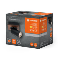 LEDVANCE DECOR SPOT MERCURY, 1 x 3,4 W, aspetto legno, nero