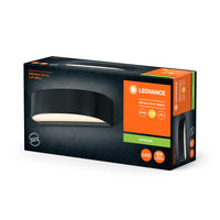 LEDVANCE ENDURA® Style IP65 Applique Muro Grigio Scuro, Wandleuchte, 450 lm, 3000 K, Warmweiß