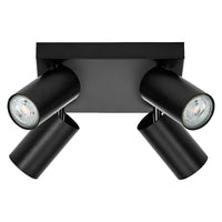 OSRAM LED SPOT OCTAGON PL Lampada da soffitto 4 x 3,4W, GU10, 920lm, nero