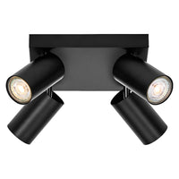 OSRAM LED SPOT OCTAGON PL Lampada da soffitto 4 x 3,4W, GU10, 920lm, nero