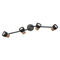 OSRAM DECOR SPOT CORK lampada da soffitto, 4 x 3,4W, 920lm, nero