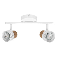 OSRAM DECOR SPOT CORK lampada da soffitto, 2 x 3,4W, 460lm, bianco