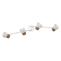 OSRAM DECOR SPOT CORK lampada da soffitto, 4 x 3,4W, 920lm, bianco