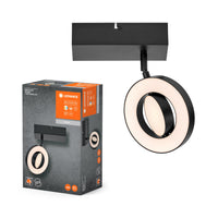 LEDVANCE DECOR SPOT SATURN Applique da parete, 11W, 215lm, nero