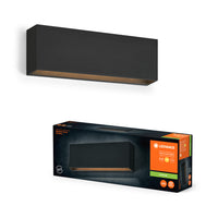 LEDVANCE ENDURA® Style IP65 Wall Ivo Dark Gray, Wandleuchte, 400 lm, 3000 K, Warmweiß
