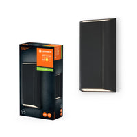 LEDVANCE ENDURA® Style IP65 Wall Idar Dark Gray, Wandleuchte, 340 lm, 3000 K, Warmweiß