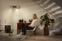 OSRAM DECOR SPOT MERCURY Deckenleuchte, 3 x 3,4W, Holzoptik, weiß