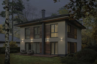 LEDVANCE ENDURA® Style IP65 Applique Idri Grigio Scuro, Wandleuchte, 700 lm, 3000 K, Warmweiß