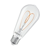 Lampada LED Edison OSRAM vintage 1906 trasparente, 7,2 W, 806 lm, E27