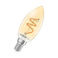 OSRAM Lampada LED classica vintage 1906 oro, 3,5 W, 300 lm, E14