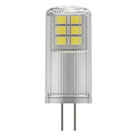 OSRAM LED Stiftsockellampe PIN 12 V DIM 2W 827 Clear G4, 200 lm, 2700 K, Warmweiß