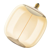 OSRAM Vintage 1906® LAMPADINA LED DECORATIVA GRANDE CON FILAMENTO MAGNETICO Lampada LED Ambra, 12W, 550lm, dimmbar, E27, OVALE