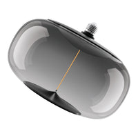 OSRAM Vintage 1906® LAMPADINA LED DECORATIVA GRANDE CON FILAMENTO-Lampada LED STILE MAGNETICO Fumo, dimmbar, 12W, E27, ELIPSE