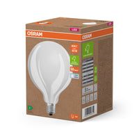 Lampada OSRAM LED Superstar Classic globo satinata, 3,8 W, 4000 K