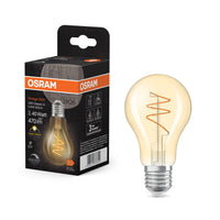 OSRAM Vintage 1906 Lampadina LED Classica Oro, 4.9W, 470lm, 60mm, Bianco Caldo, E27