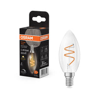 OSRAM Lampada LED classica vintage 1906 Klar, 3,1 W, 300 lm, E14